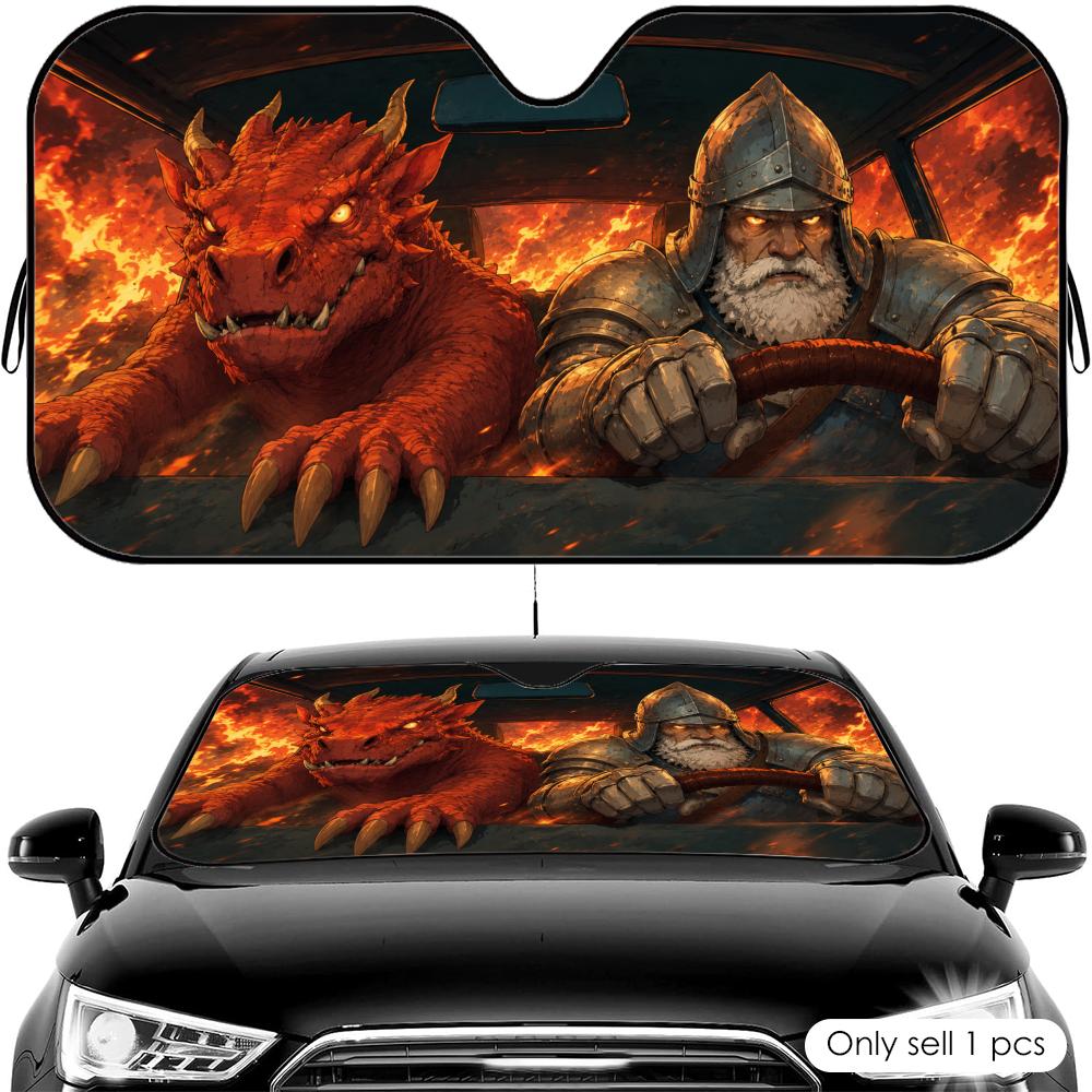 Model Kit Knight - Dragon Knight Road Trip Sun Visor