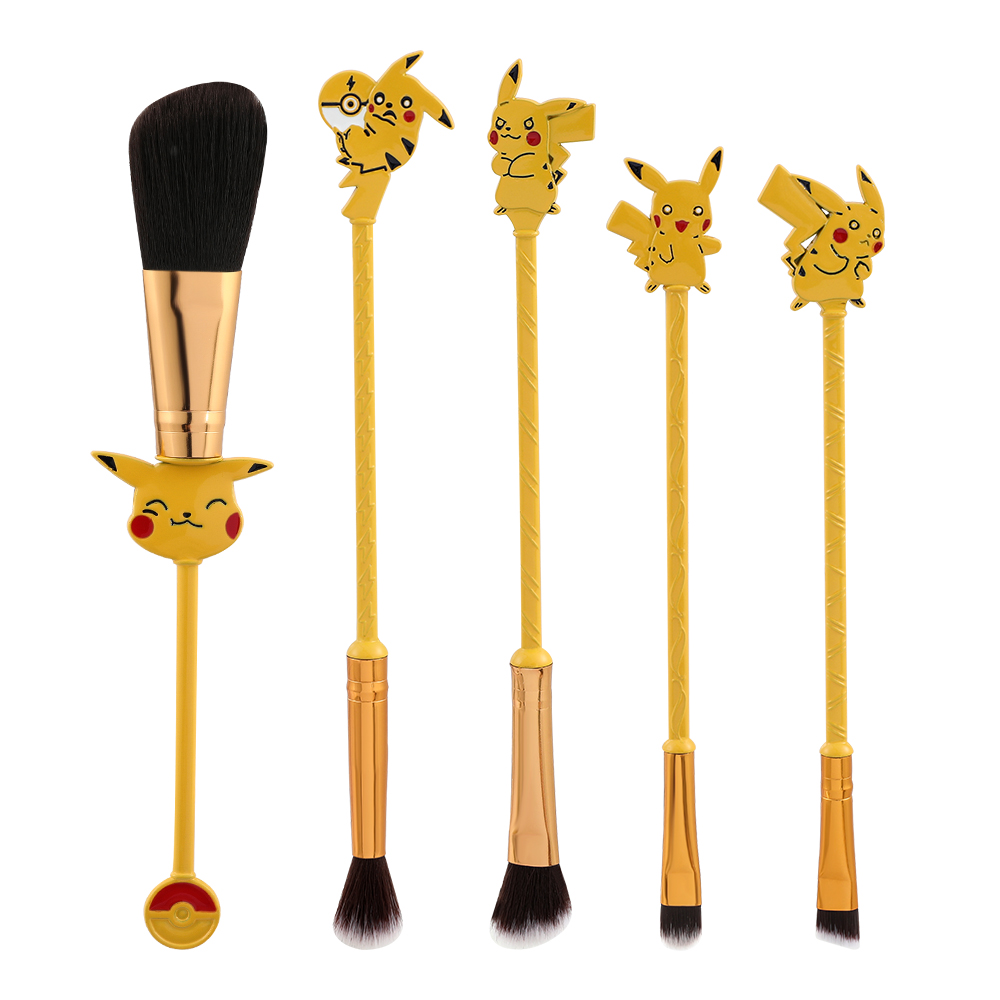 Model Kit Tool - 5pcs/set Pokemon Pikachu Makeup Brushes Powder