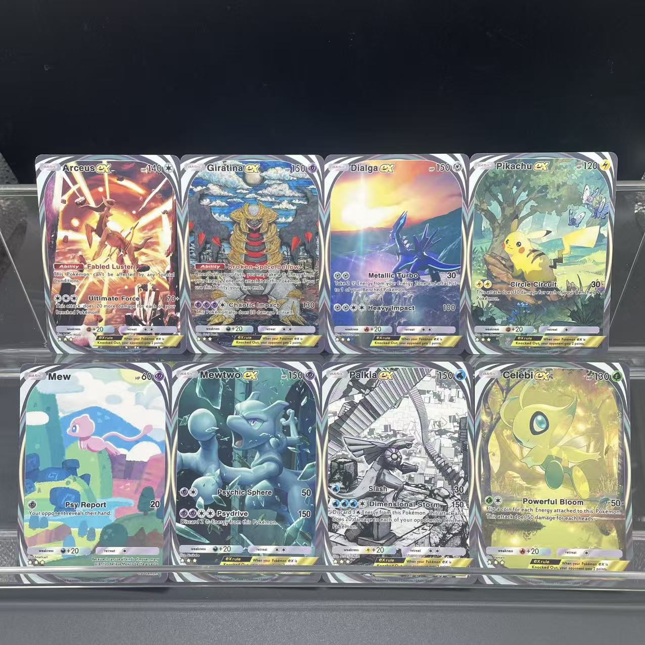 Model Kit Anime - 8Pcs/Set DIY Self-made Anime English Version
