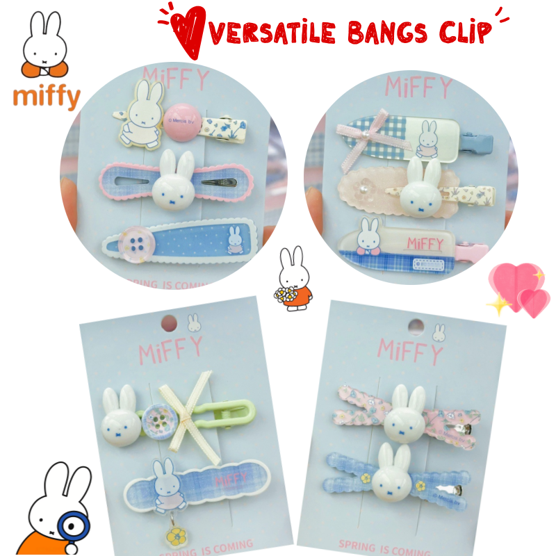 Model Kit For Girls - New Miffy rabbit bangs clip simple
