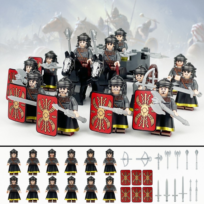 Model Kit Knight - Mini Doll Building Blocks Medieval Knight