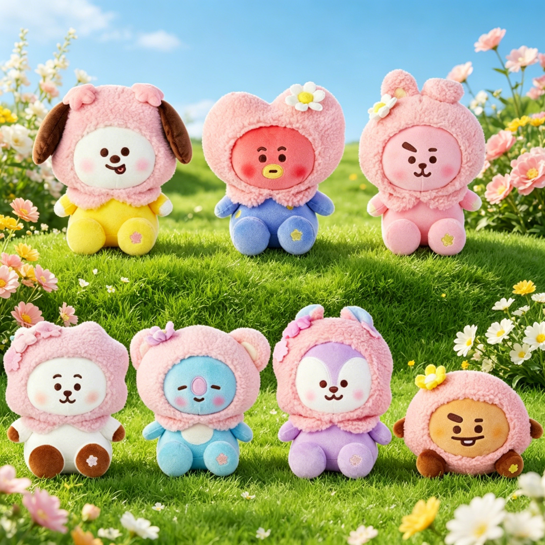 Model Kit Mobil - KPOP BT21 Cherry Blossom Series Doll
