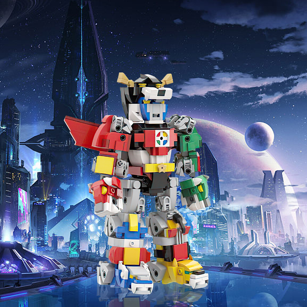 Model Kit Voltron - MOC Voltroned Robot Action Figure Building
