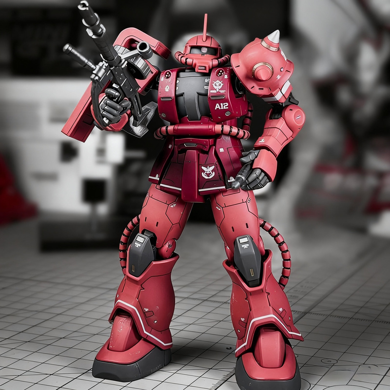 Model Kit Shooting Star Dragon - GTO Char's Zaku HG 1/144 Mech