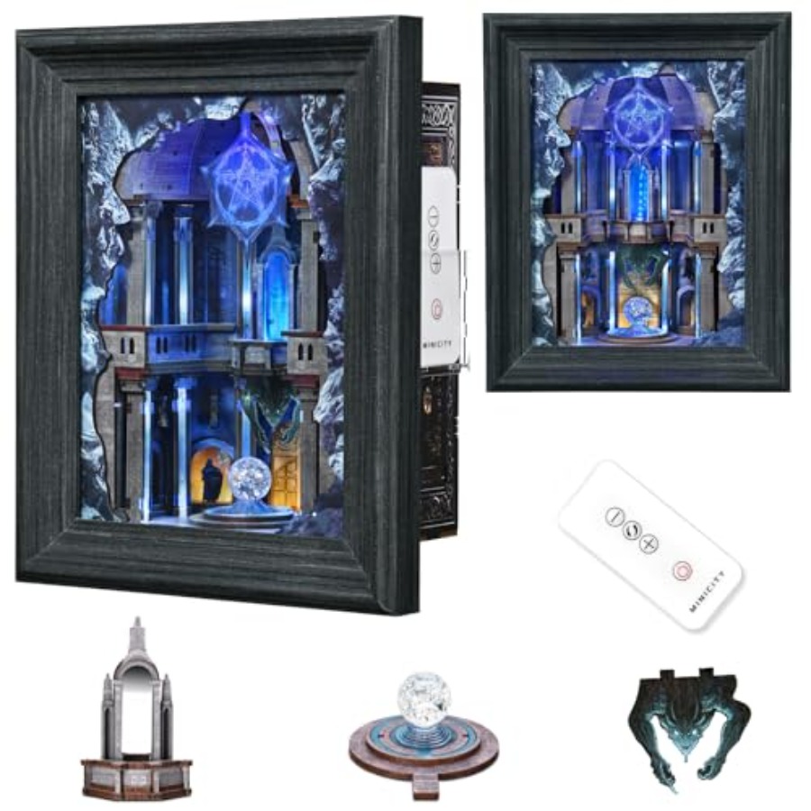 Model Kit Wall E - Book Nook Kit with Frame, 3D