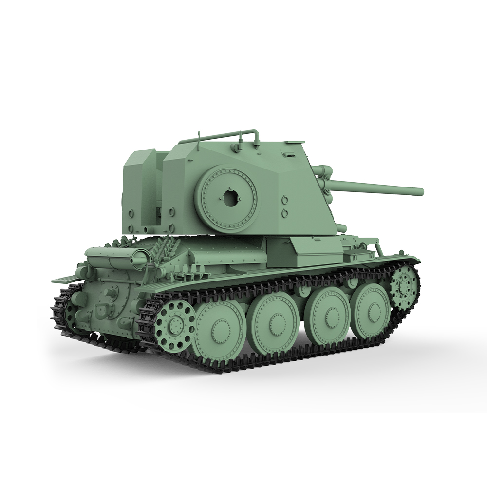 Model Kit Destroyer - Sweden Tank Destroyer Pvkv II 28mm