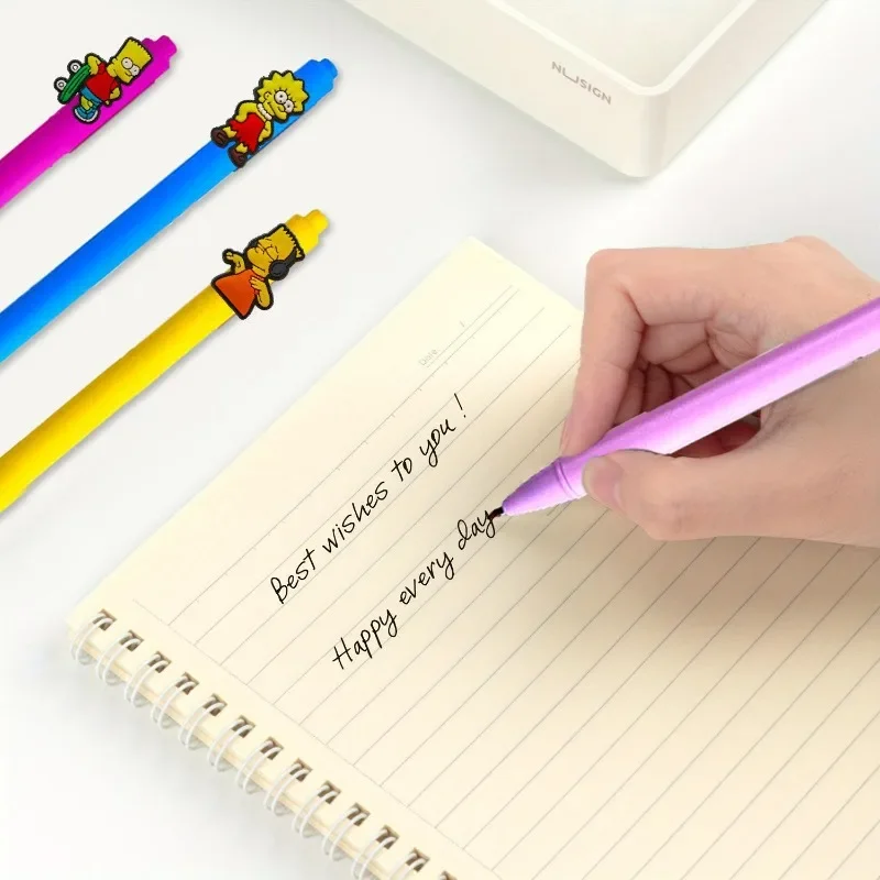 Model Kit Anime - 4pcs/set Simpsons Neutral Pen Cute Cartoon