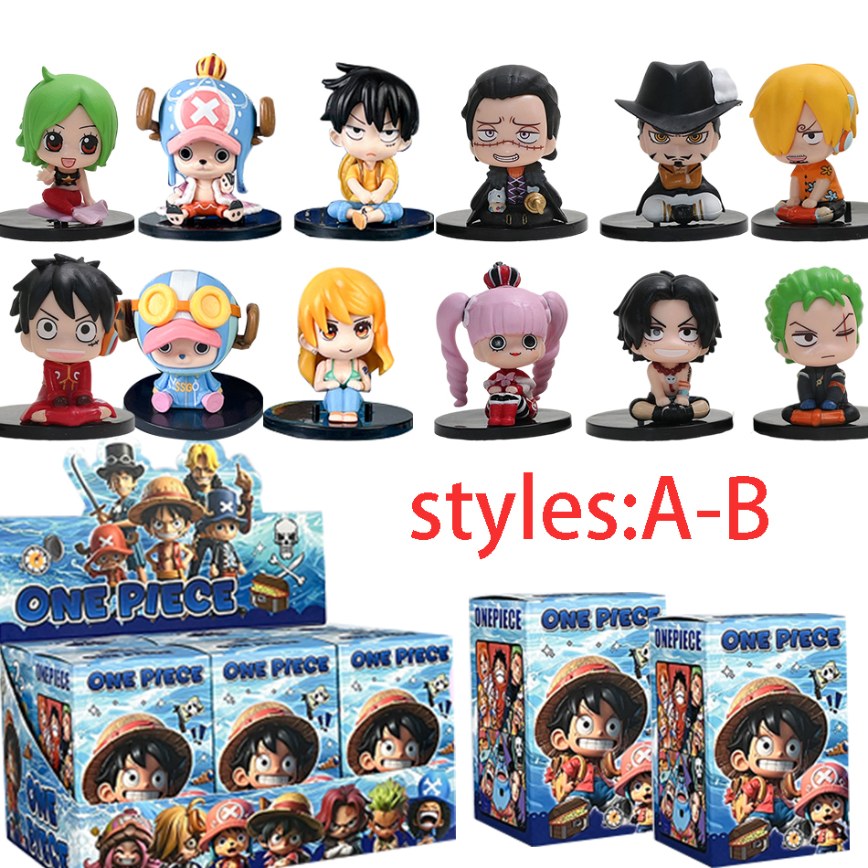 Model Kit One Piece Bandai - 1-12pcs blind box Anime One Piece