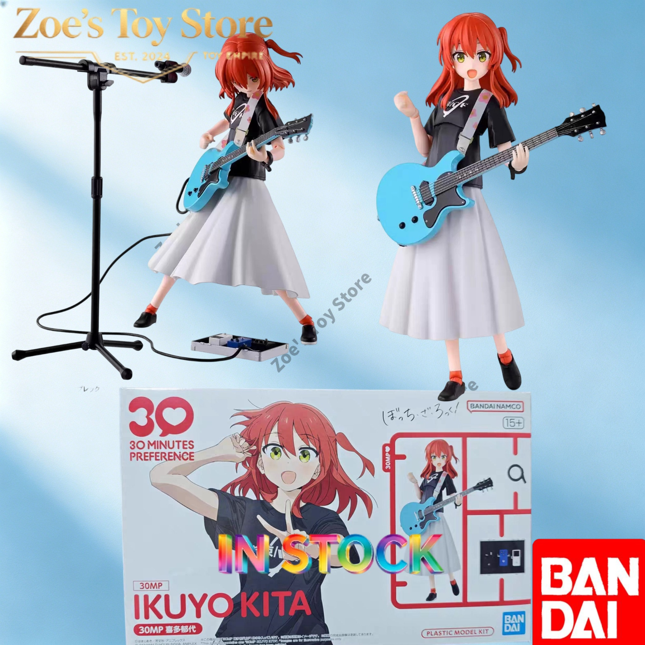 Model Kit Bocchi The Rock - In Stock 100% Original Bandai 30MP