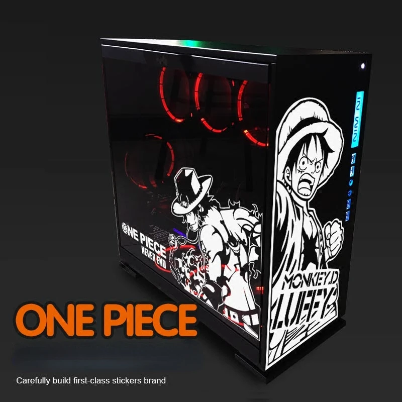 Model Kit One Piece Bandai - One Piece Anime PC Case Stickers