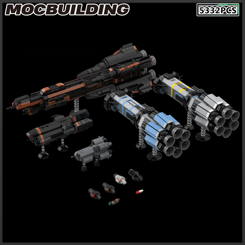 MOC Building Block Space Ship  – Model Kit Destroyer recenzja i cena