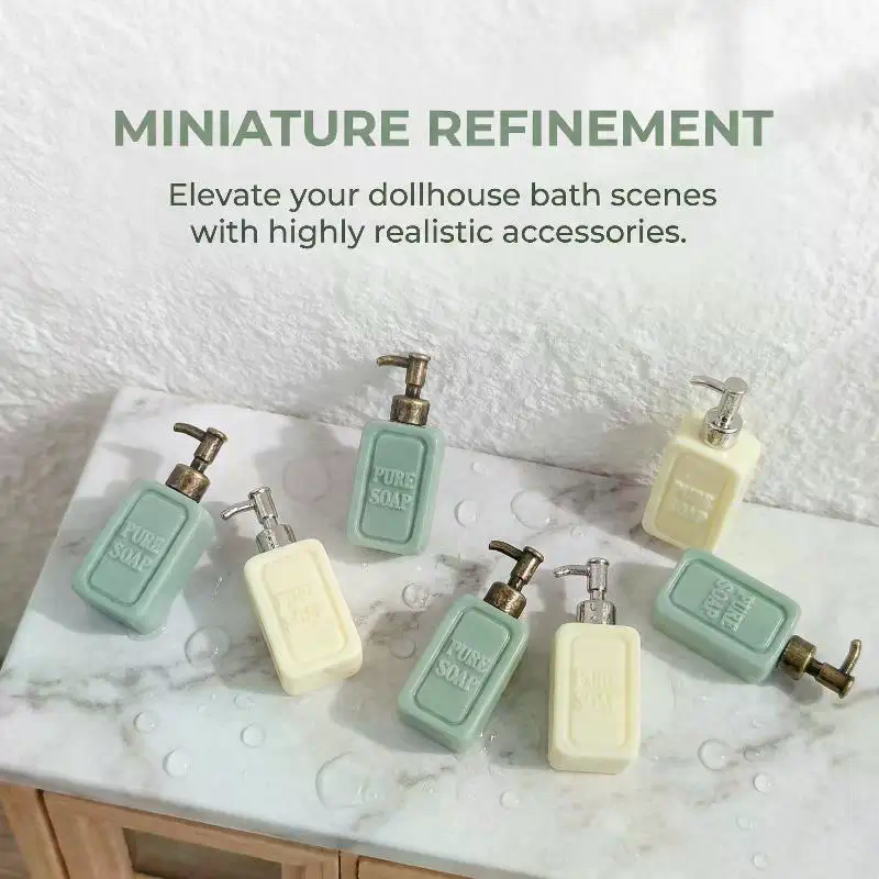 4Pcs Miniature Soap Dispenser  – Model Kit Fantasy recenzja i cena