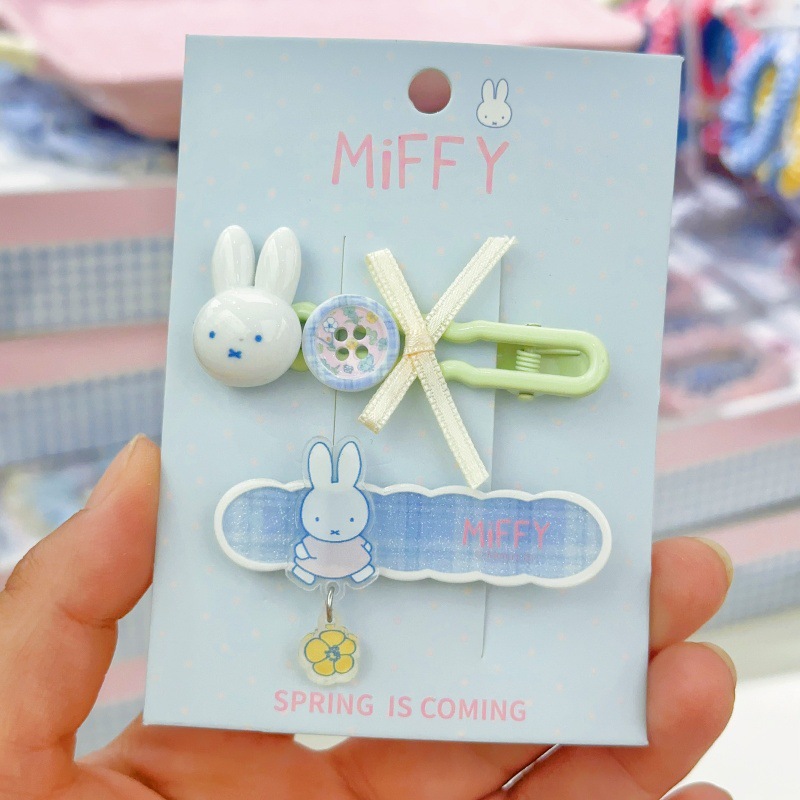 New Miffy rabbit bangs clip si – Model Kit For Girls recenzja i cena