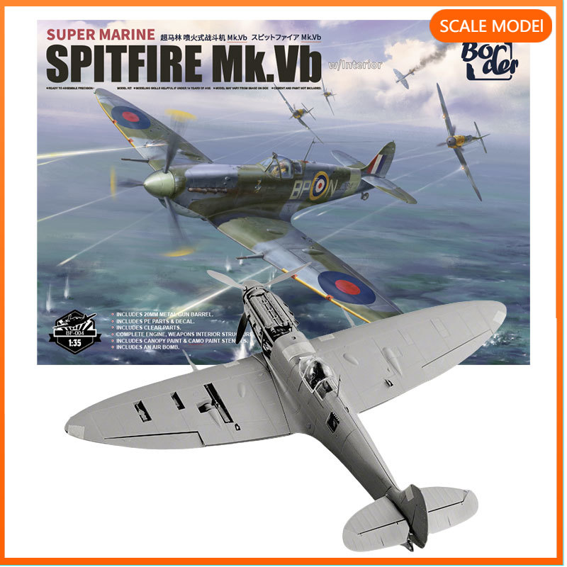 Border  1/35 BF-004 Spitfire F – Model Kit Spitfire recenzja i cena