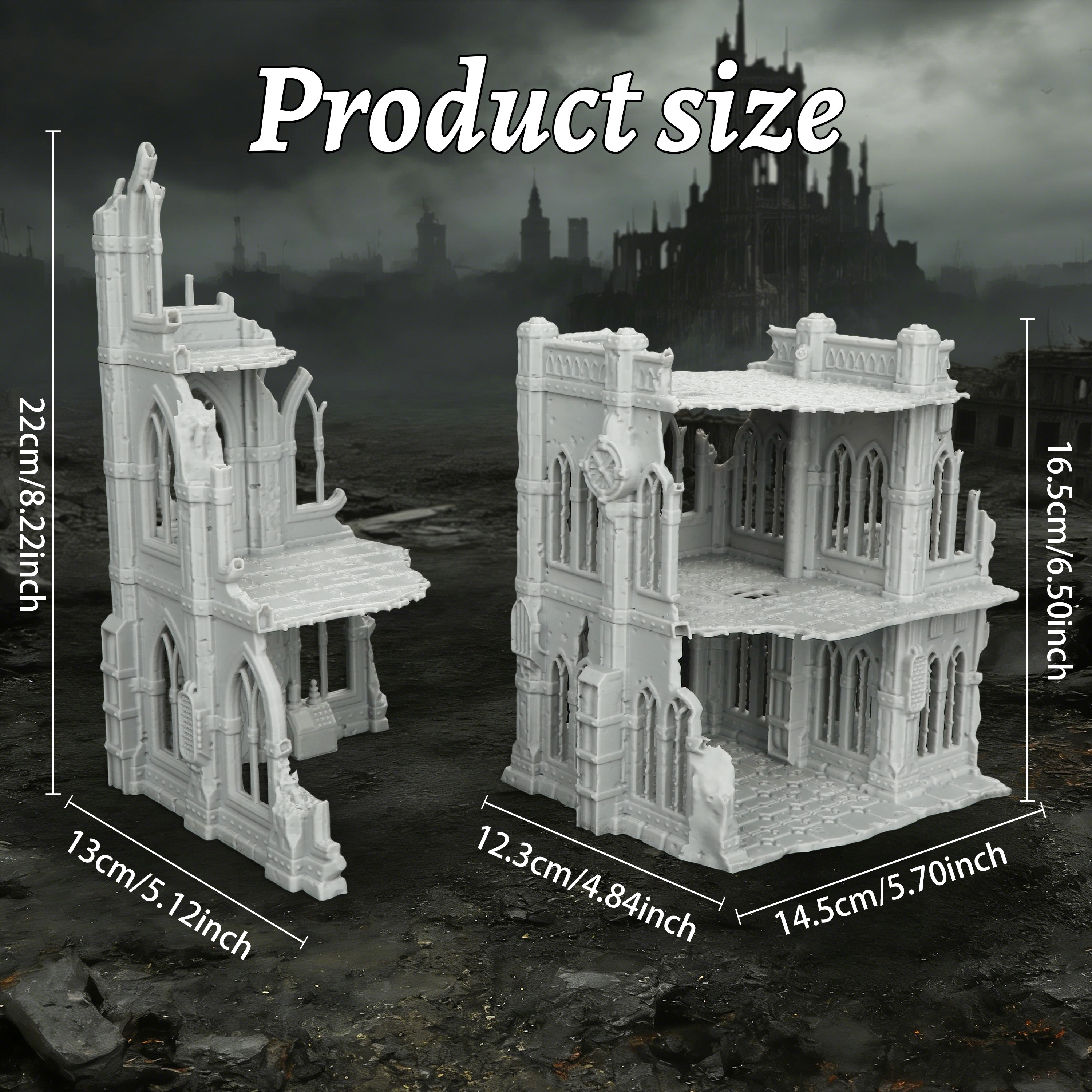 Sci-Fi Ruins Building Miniatur – Model Kit Fantasy recenzja i cena
