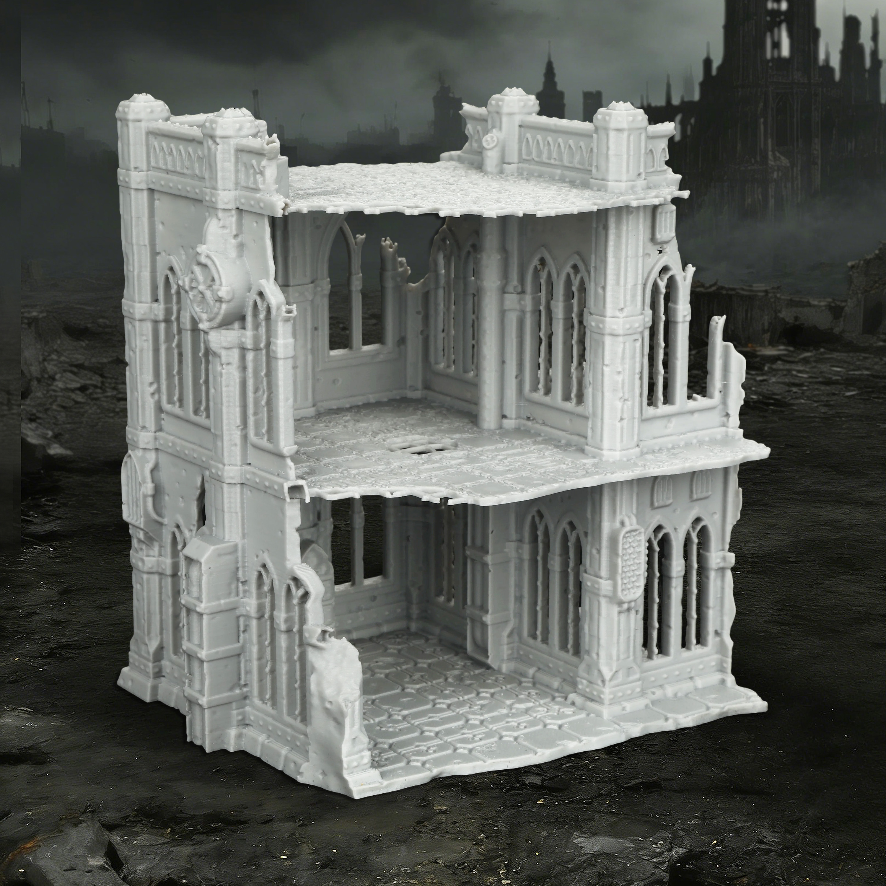 Sci-Fi Ruins Building Miniatur – Model Kit Fantasy recenzja i cena