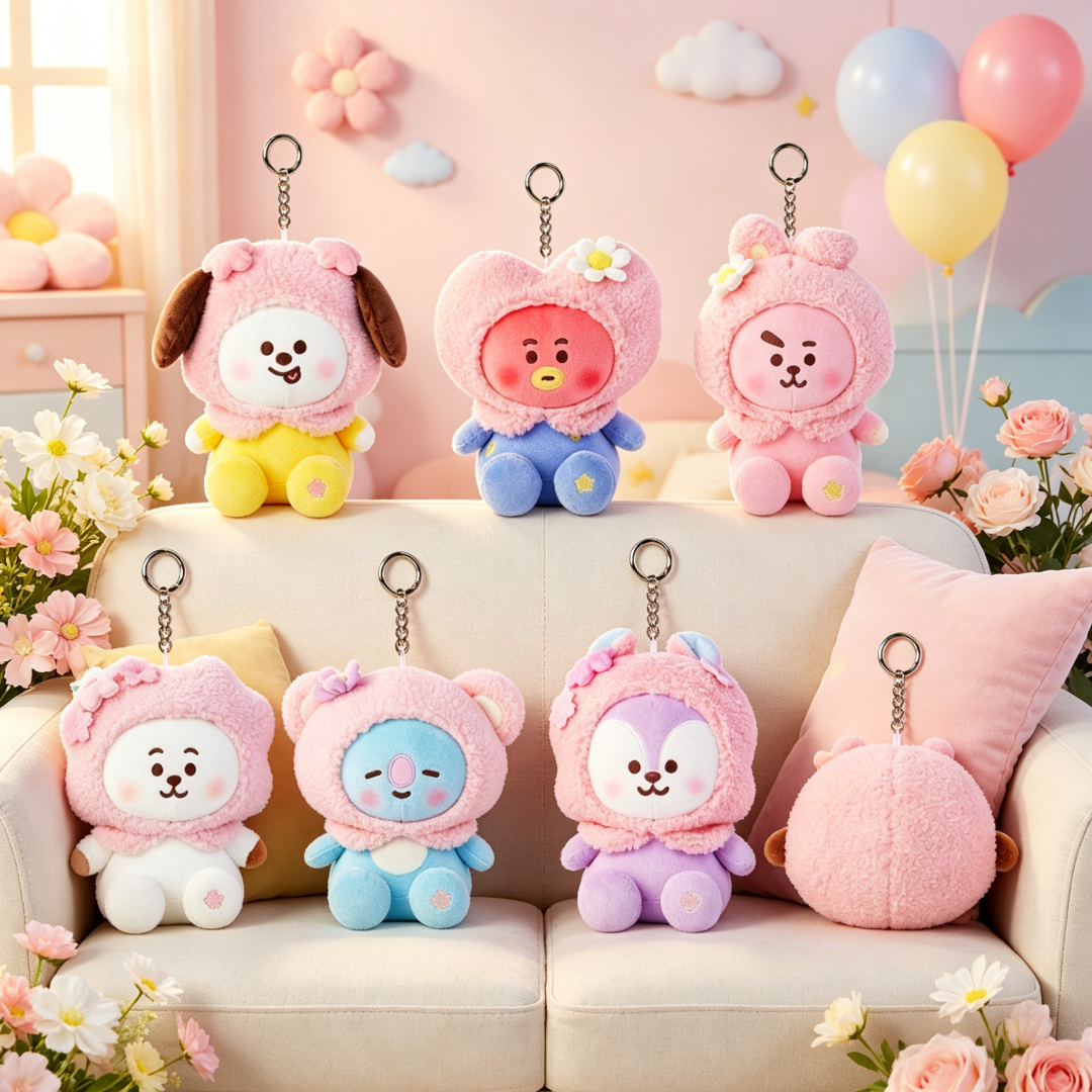 KPOP BT21 Cherry Blossom Serie – Model Kit Mobil recenzja i cena