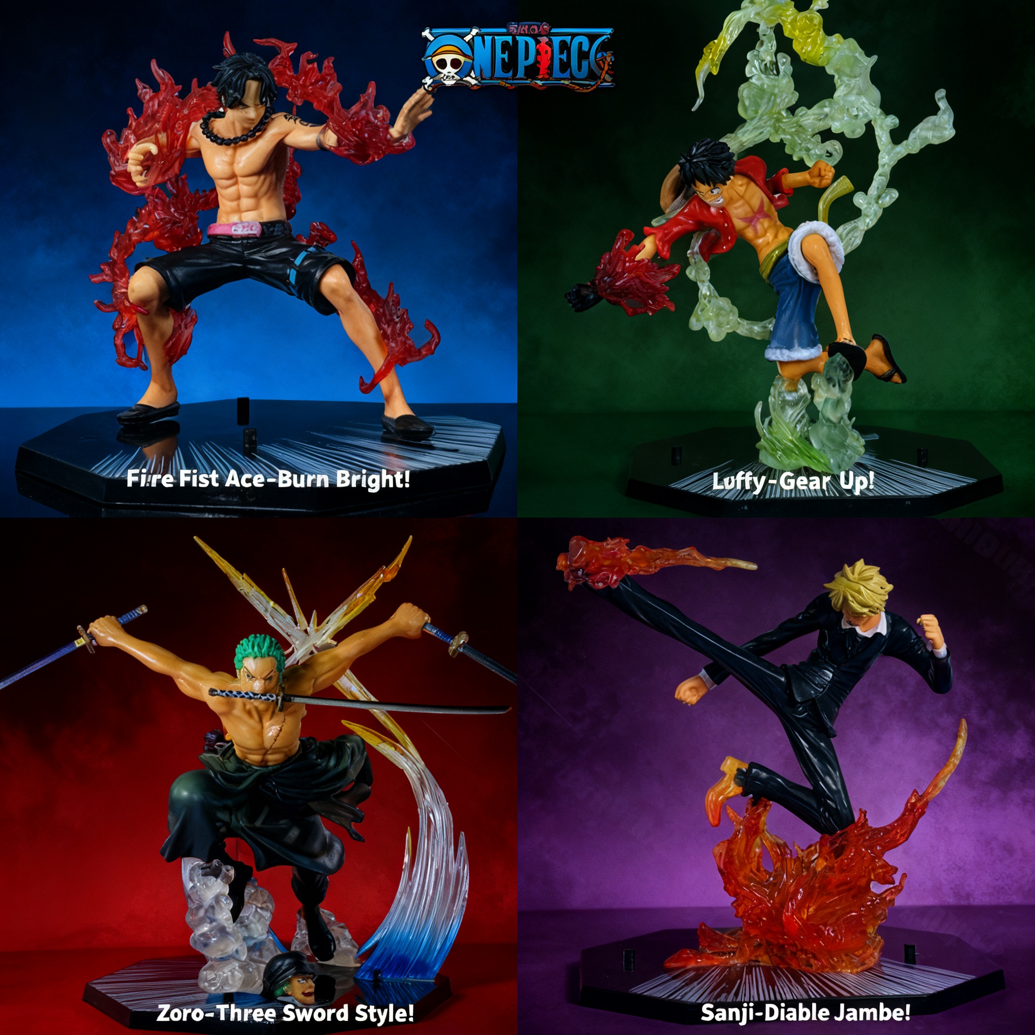 One Piece Anime Luffy Ace Sanj – Model Kit One Piece Bandai recenzja i cena
