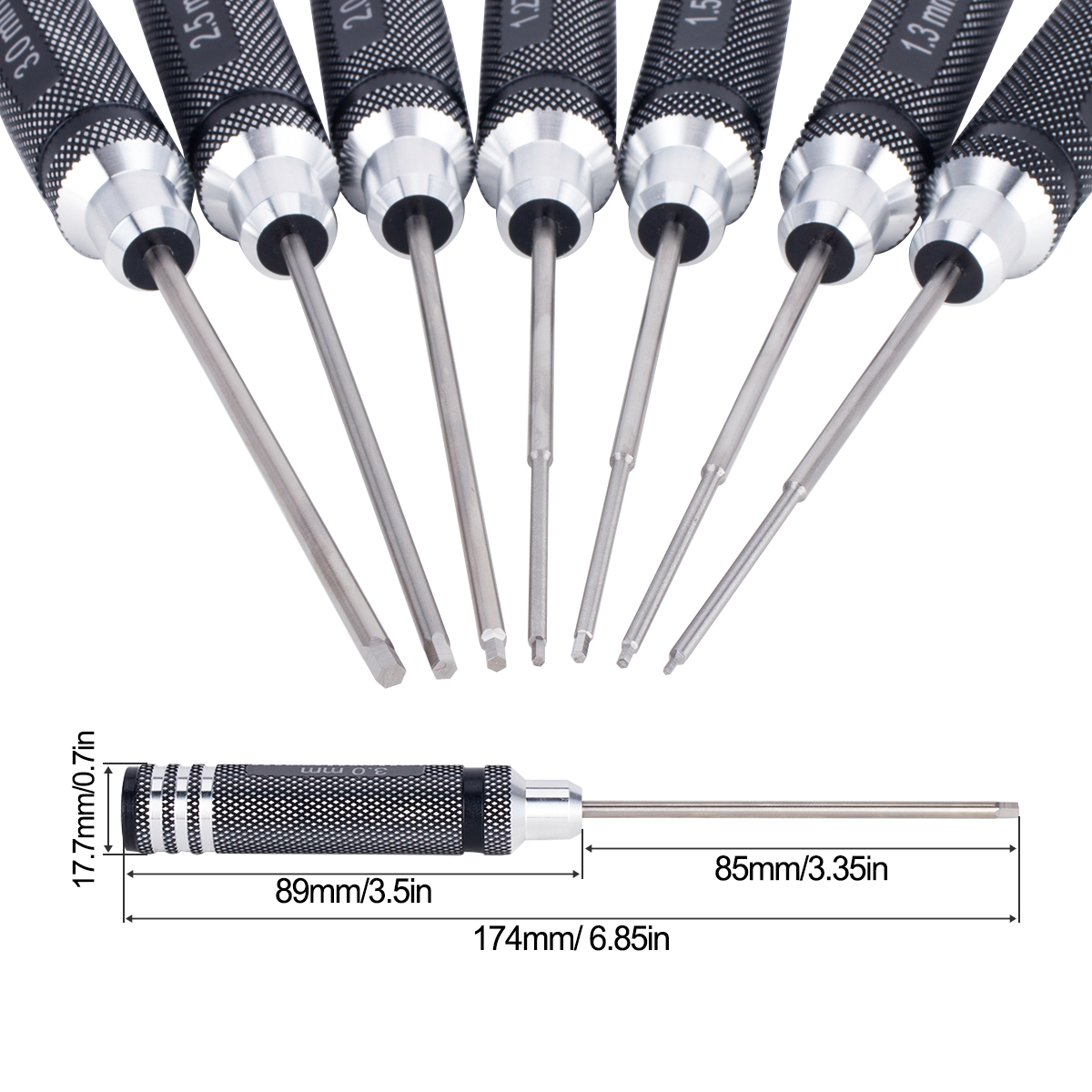 7 IN 1 Steel Hex Screwdriver S – Model Kit Tool recenzja i cena