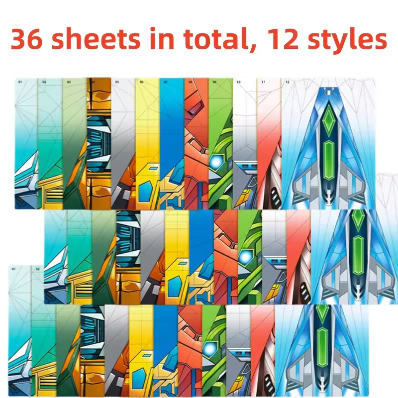 12 Models 36 Colored Papers Pa – Model Kit Fantasy recenzja i cena