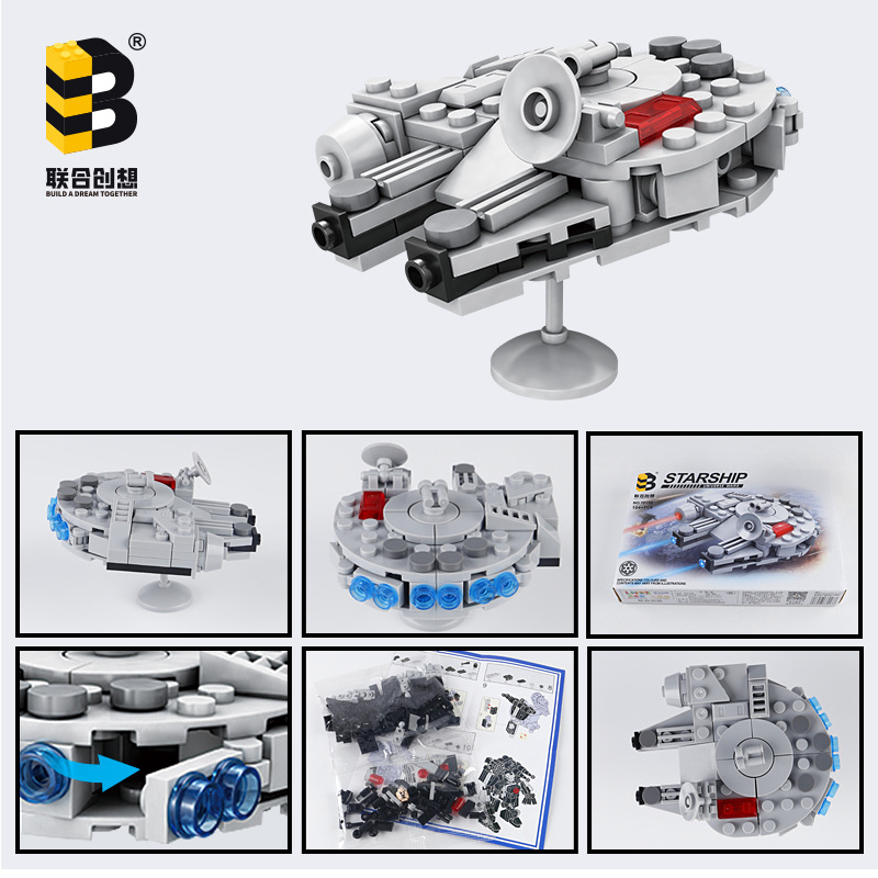 104PCS Star Plan Millennium Fa – Model Kit Destroyer recenzja i cena