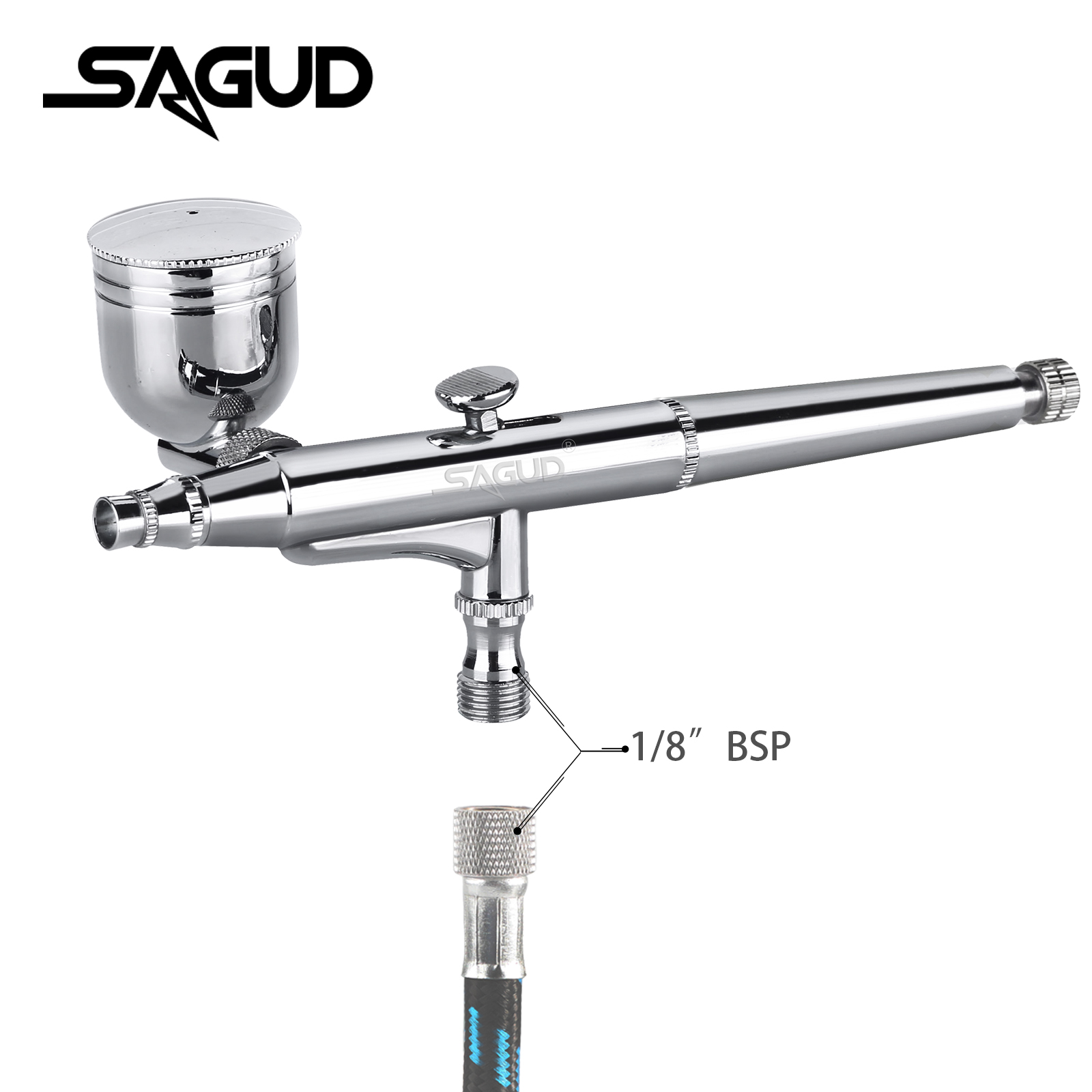 SAGUD 0.3mm Side Feed Airbrush – Model Kit Nippers recenzja i cena