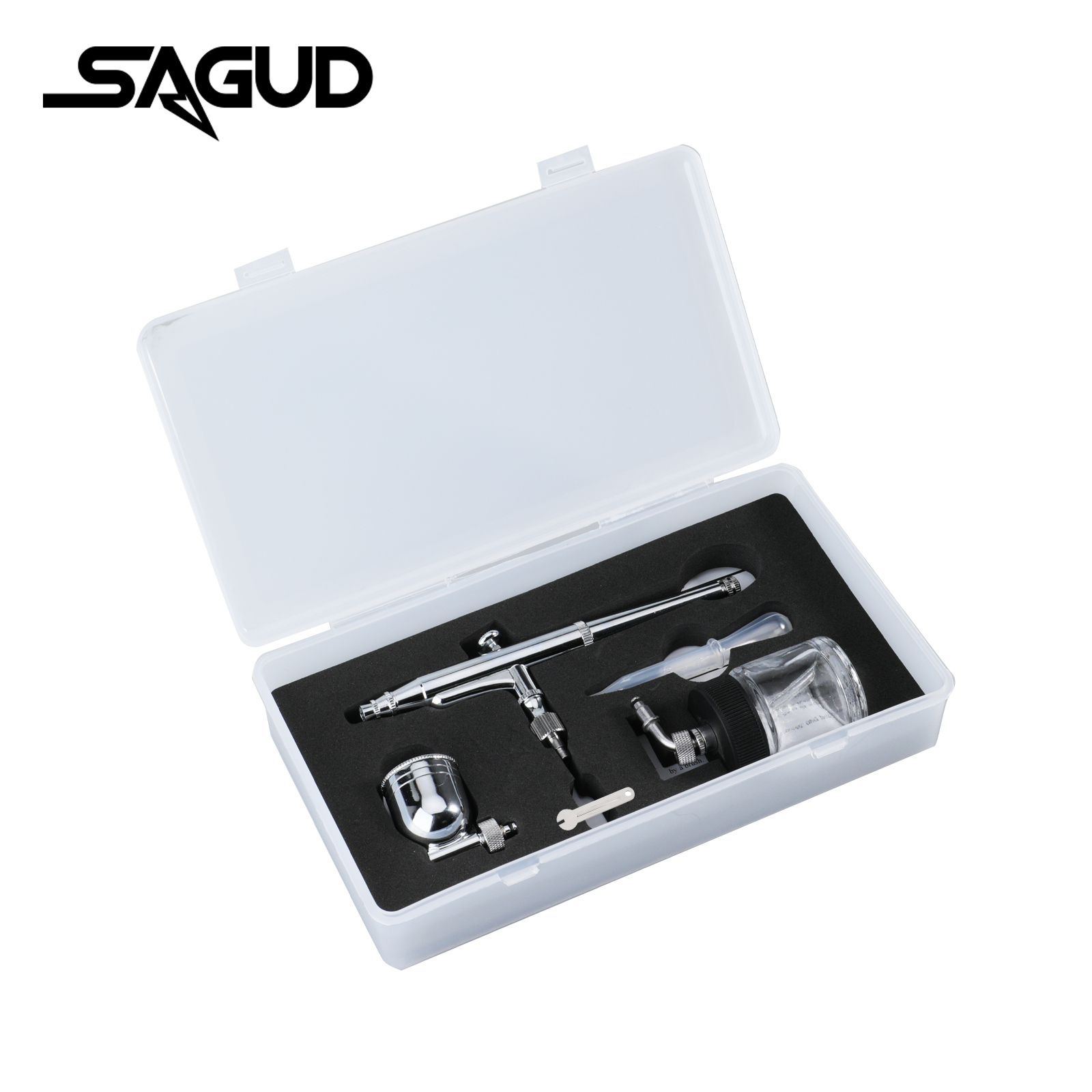 SAGUD 0.3mm Side Feed Airbrush – Model Kit Nippers recenzja i cena