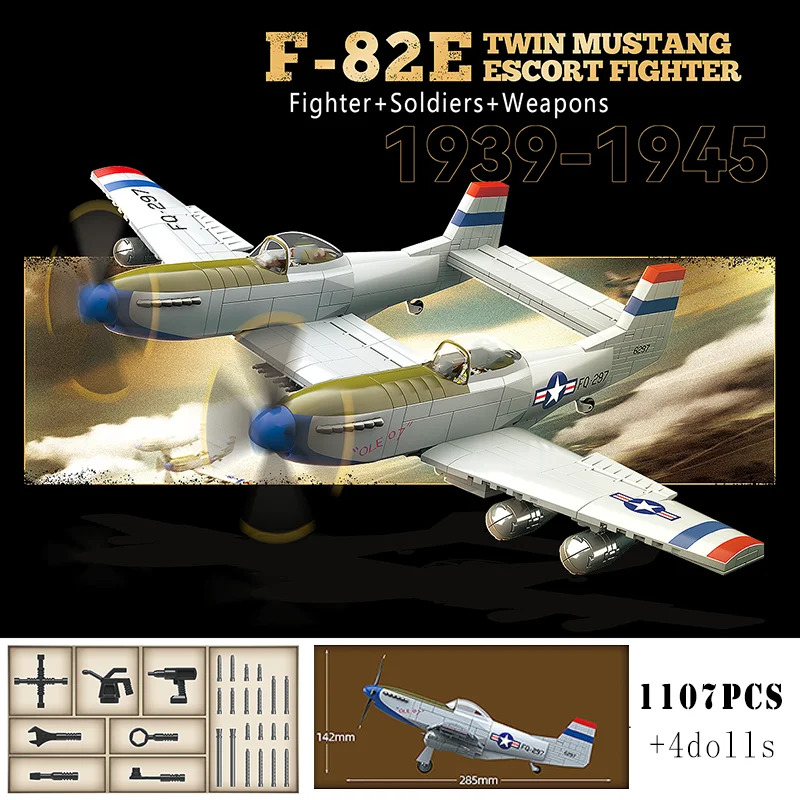 QUAN GUAN 100281 American F-82 – Model Kit Spitfire recenzja i cena
