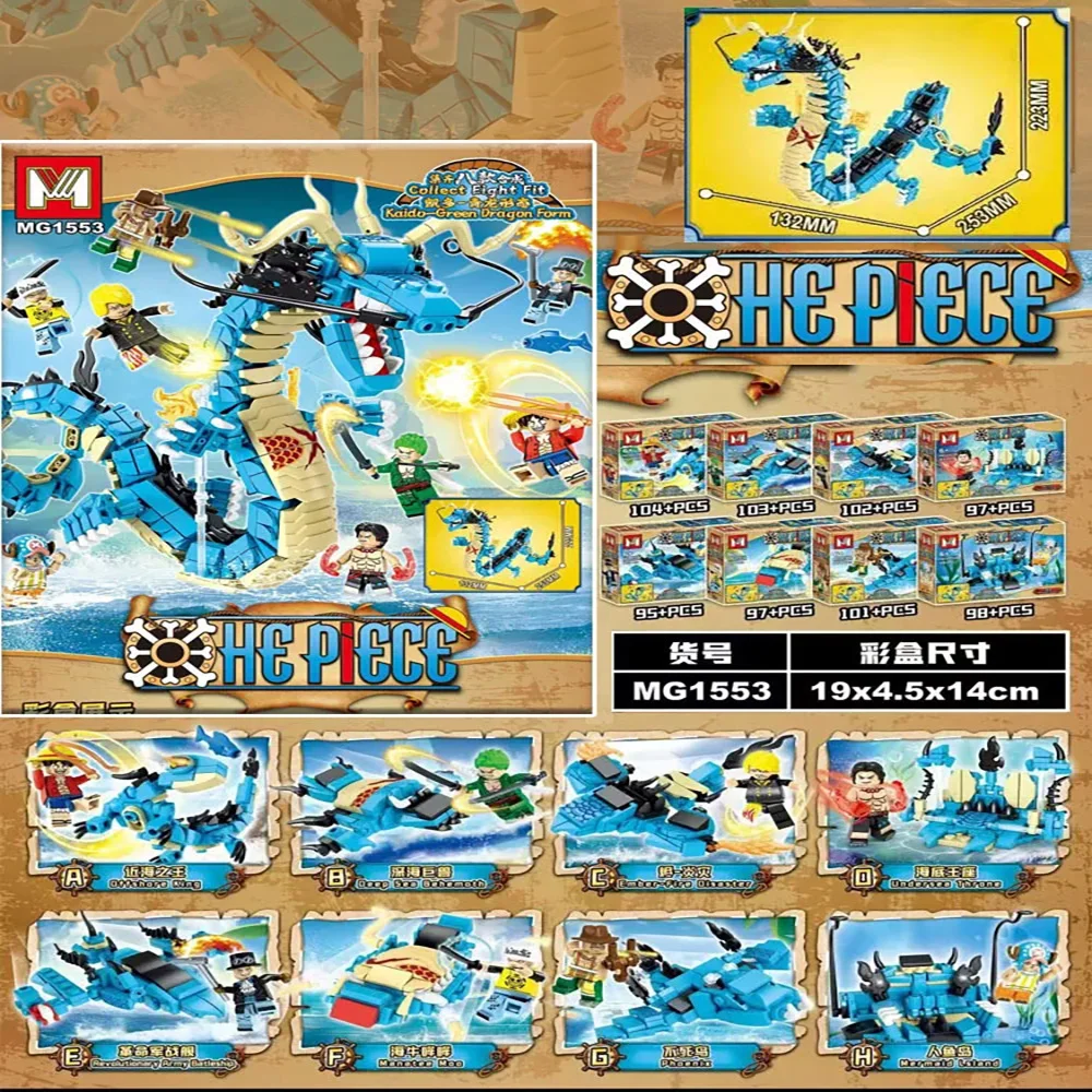 8in1 One Piece Building Blocks – Model Kit One Piece Bandai recenzja i cena