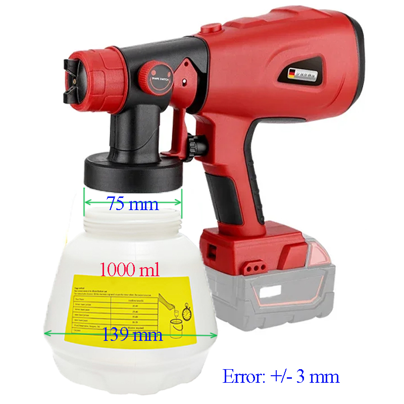 1000ml Electric Wireless Spray – Spray Can Lacquer recenzja i cena