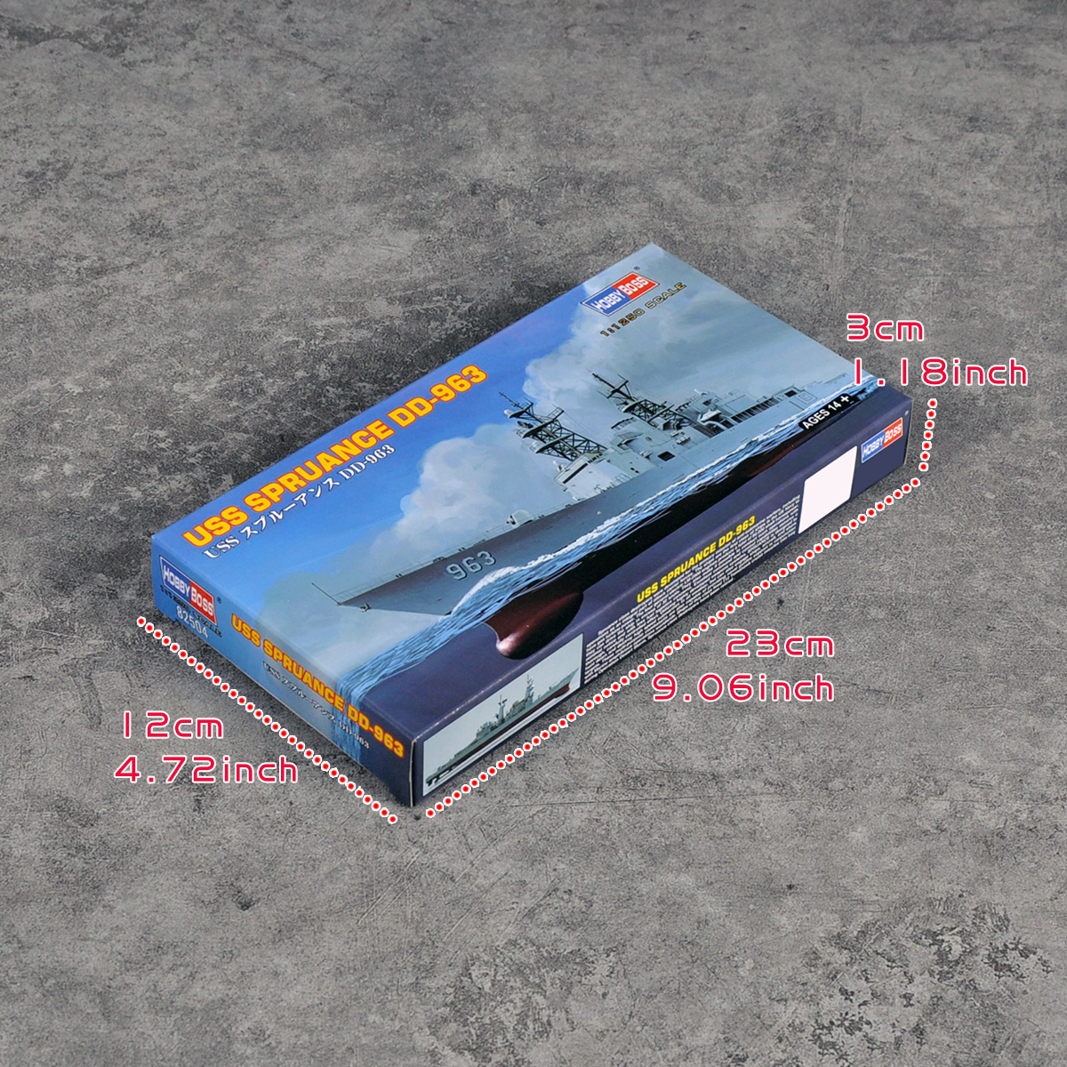 HOBBY BOSS 82504 1/1250 USS Sp – Model Kit Destroyer recenzja i cena