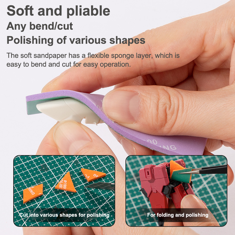 9Pcs/set 400~1200 Semi-rigid S – Model Kit Tool recenzja i cena